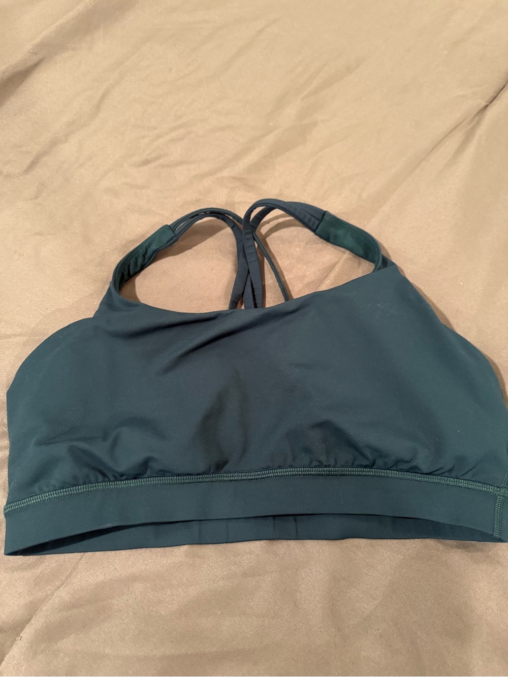 lululemon athletica Dark Teal Strappy Sports Bralette